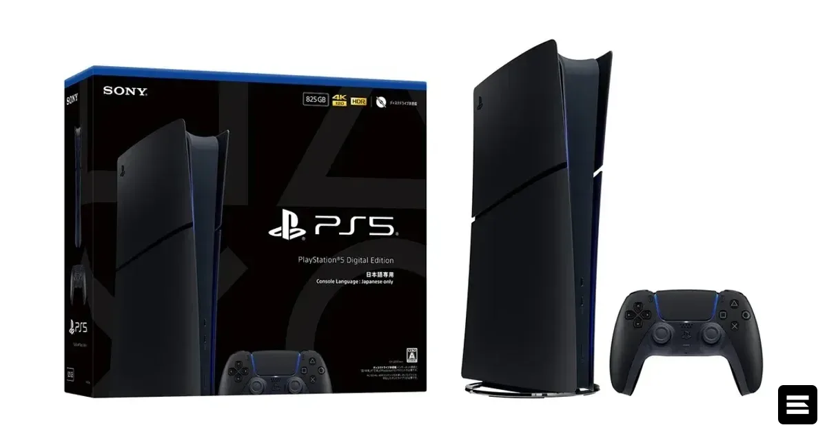 Sony анонсирует Midnight Black PlayStation 5: только в Японии