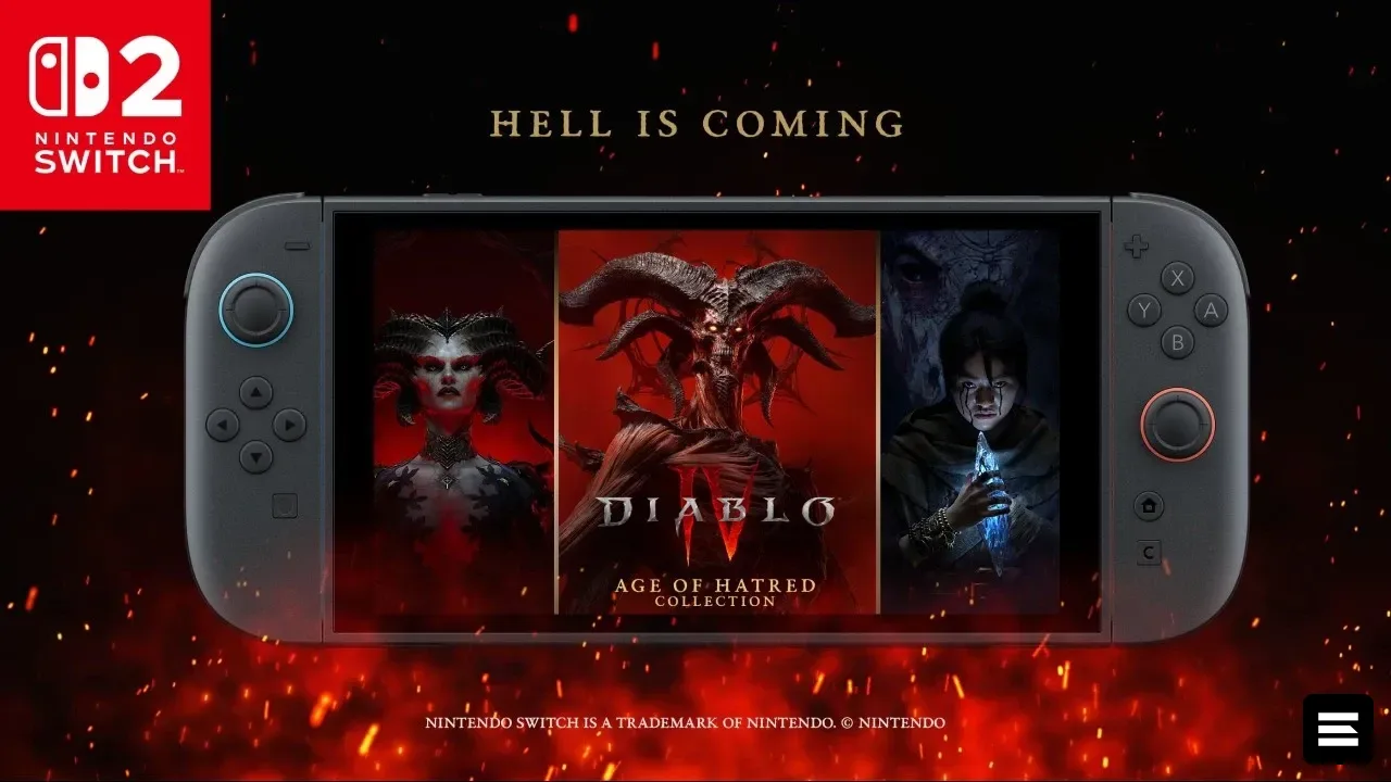 Diablo 4: Age of Hatred Collection выйдет на Nintendo Switch 2 15 сентября