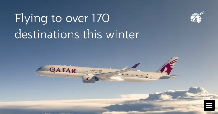 Qatar Airways вырастит сеть до 170 направлений зимой 2026–2027