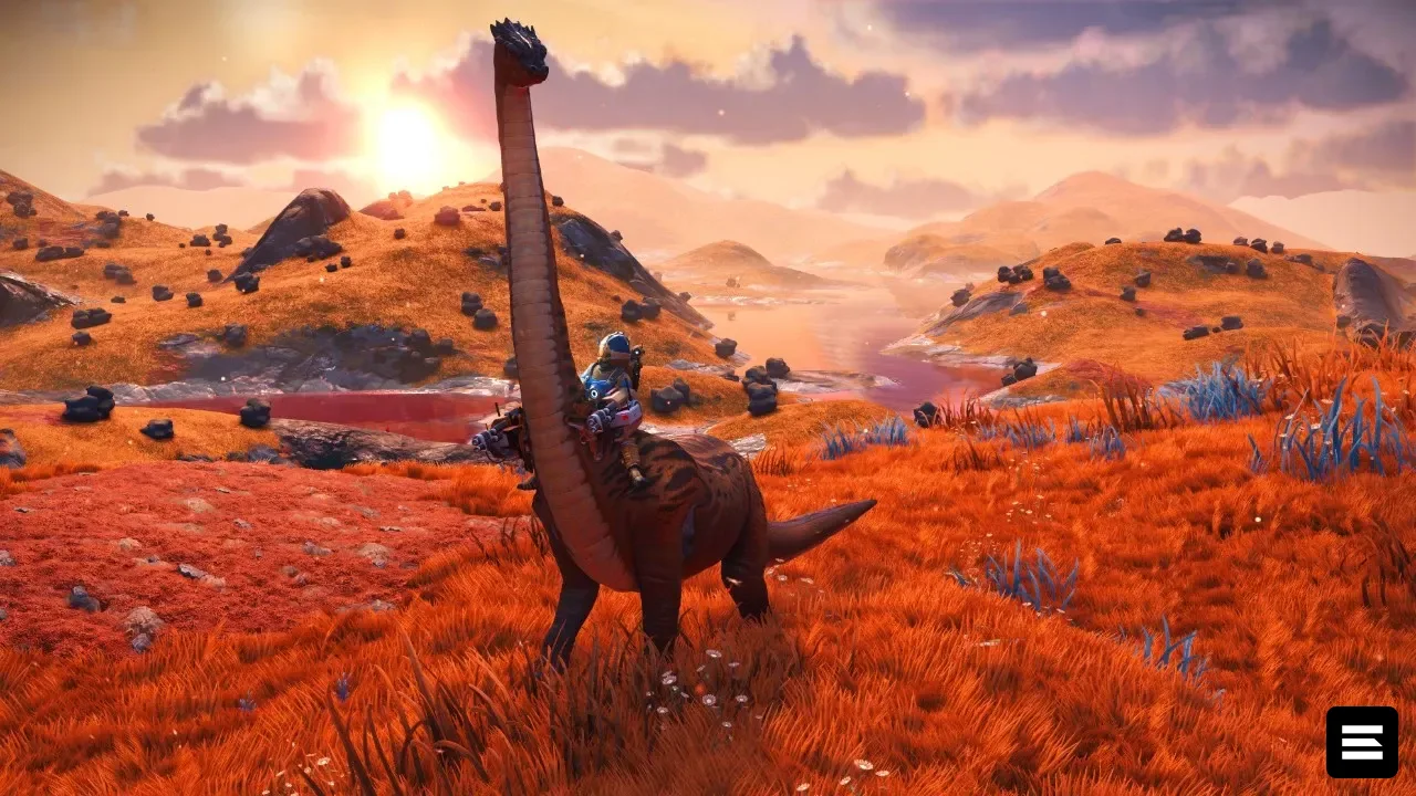 No Man's Sky отмечает 10 лет экспедицией с золотым кораблём