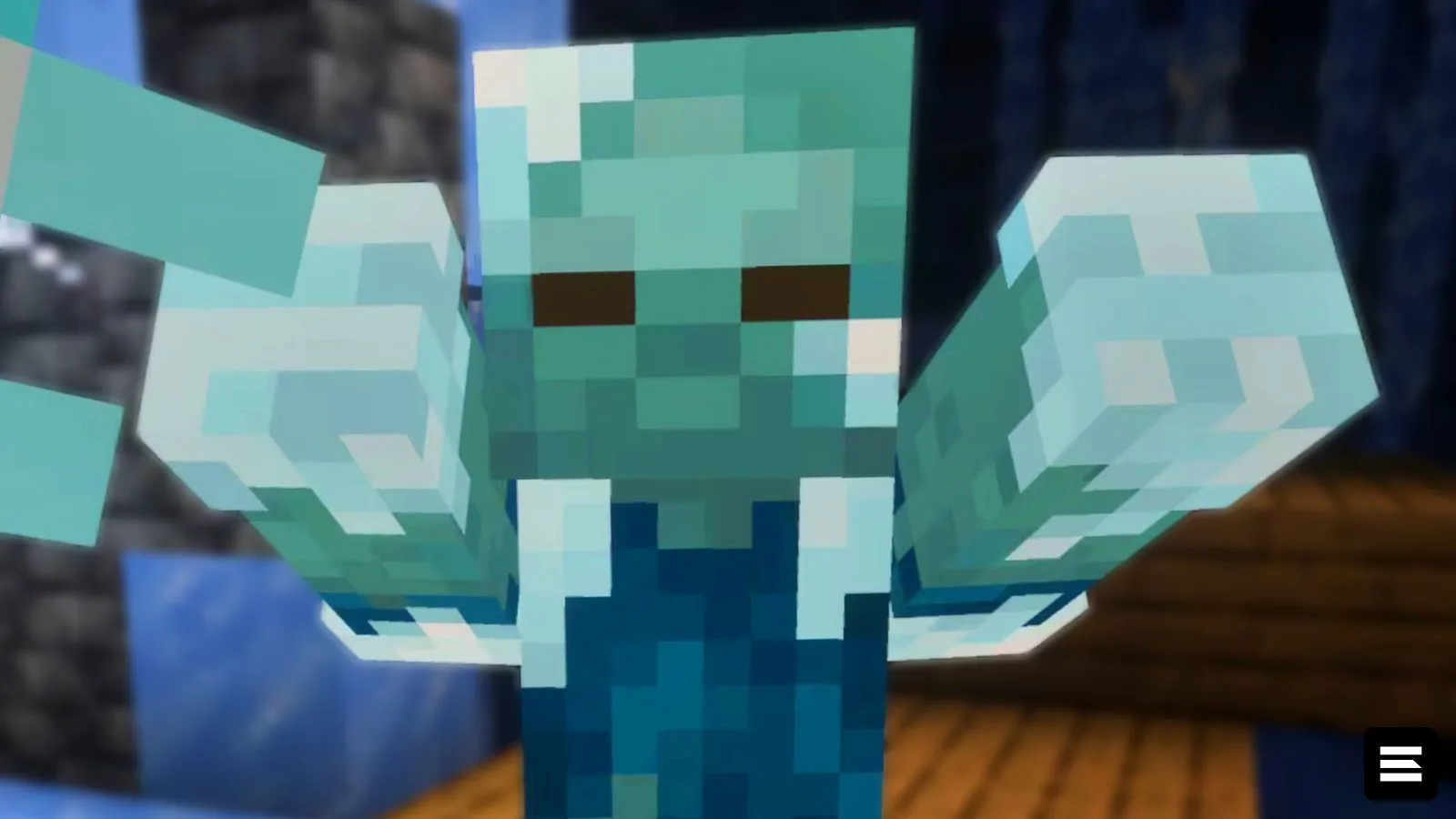 Minecraft добавил Ледяные пещеры с замерзшими зомби