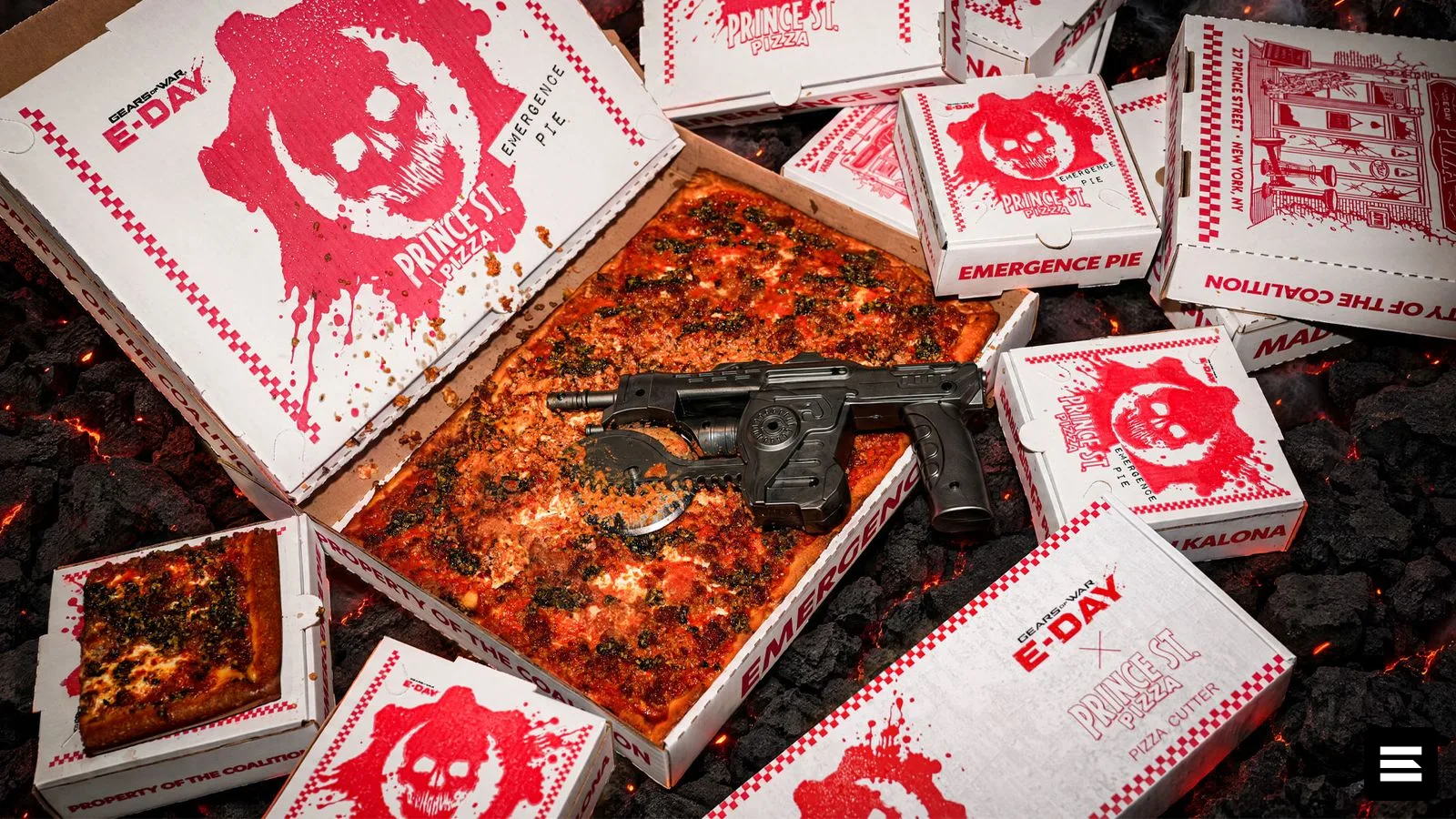 Xbox и Prince St. Pizza представили пиццу Emergence Pie к Gears of War: E-Day