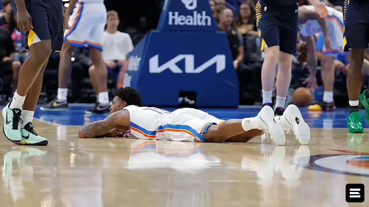 Тандер победил Pacers в овертайме, но новичок Oweh получил серьезную травму