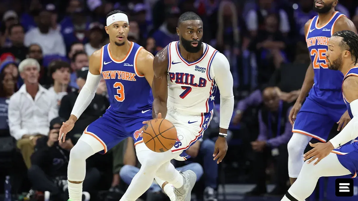 Джейлен Браун ярко дебютировал за «76ers» против «Никс»