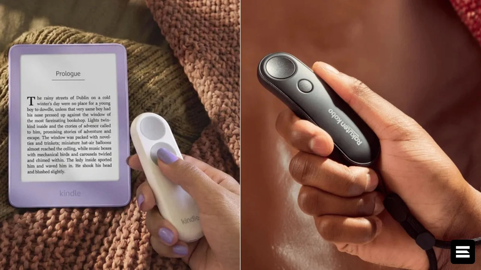 Kindle Click против Kobo Remote: сравнение устройств для перелистывания