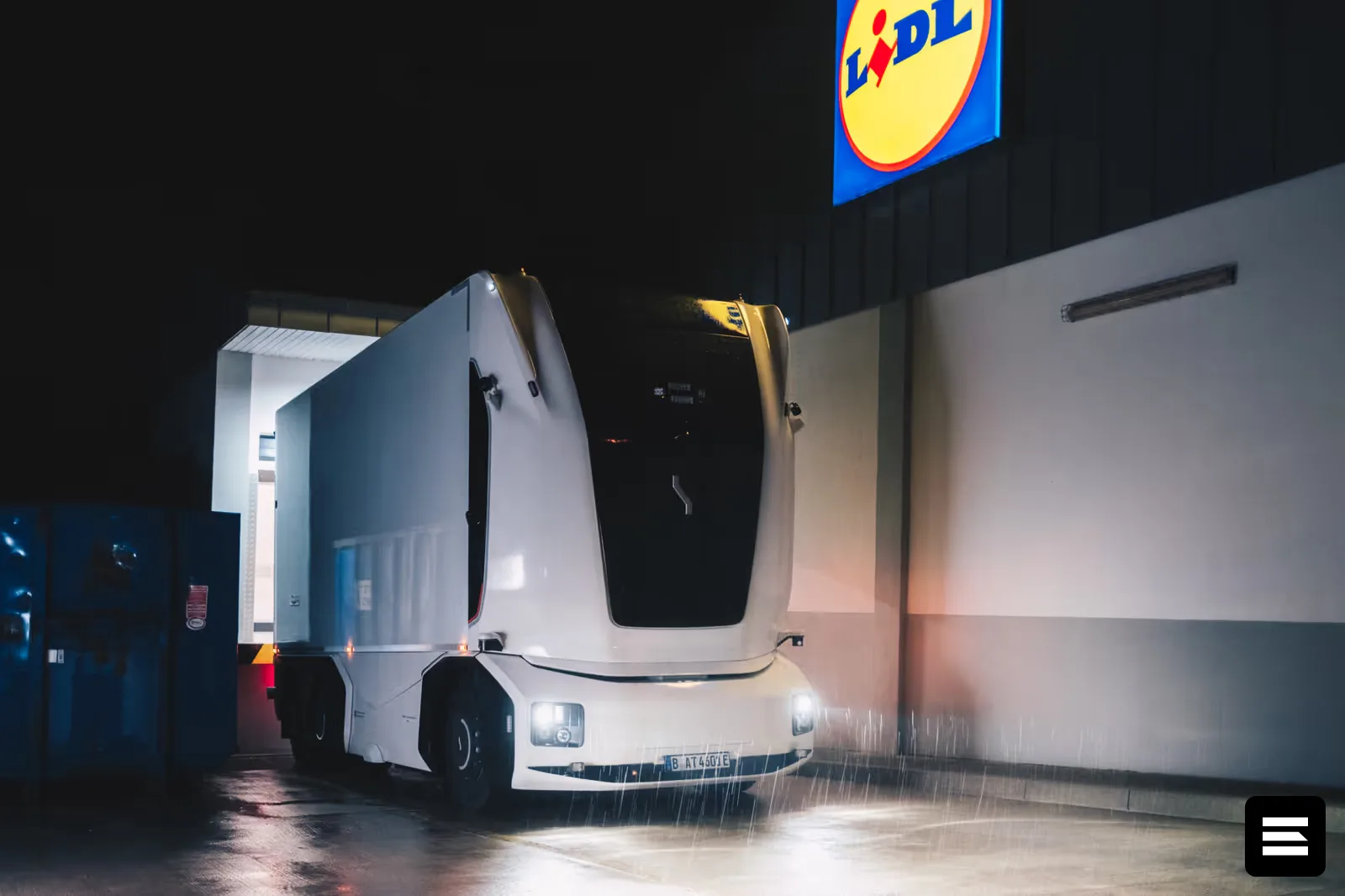 Einride и Lidl запустили беспилотный грузовик на дорогах Германии