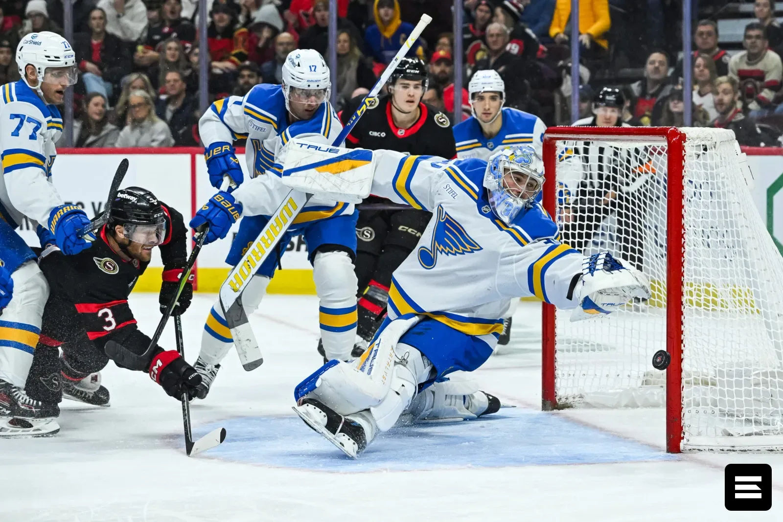 St. Louis Blues отправляются в Канаду: начало трехматчевого тура