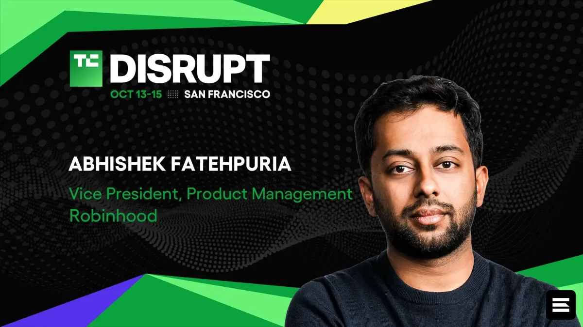Эксперт Robinhood выступит на TechCrunch Disrupt 2026