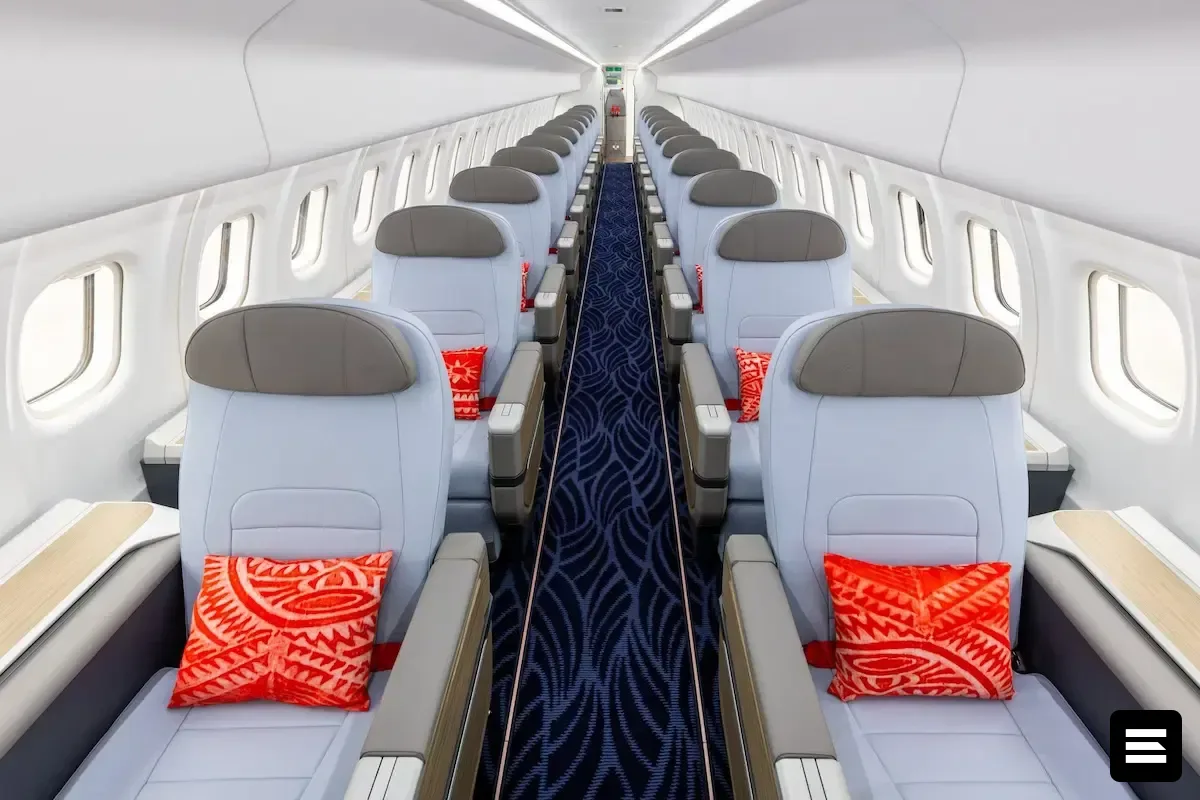 Air Tahiti получила ATR 72‑600 с 26 бизнес‑местами