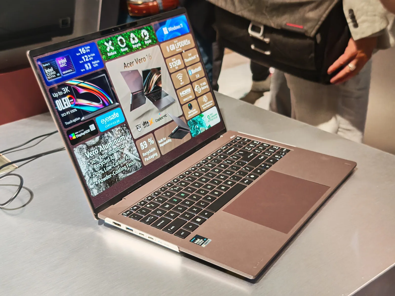 Acer представила ремонтопригодный ноутбук Vero 16 на Intel Core Ultra
