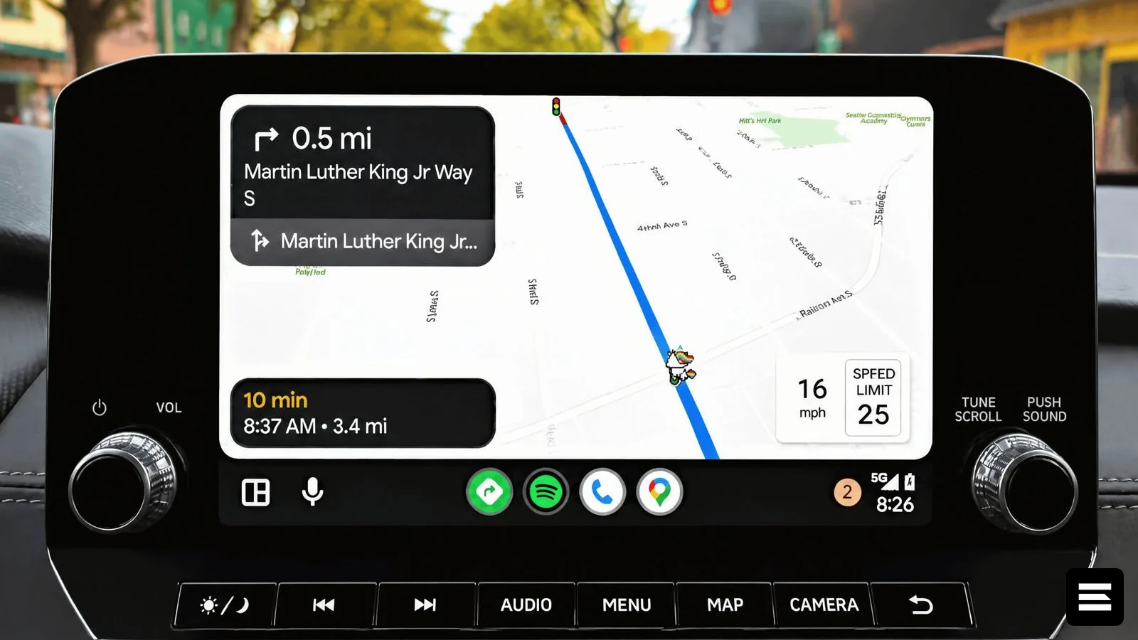 MapQuest стал доступен в Android Auto