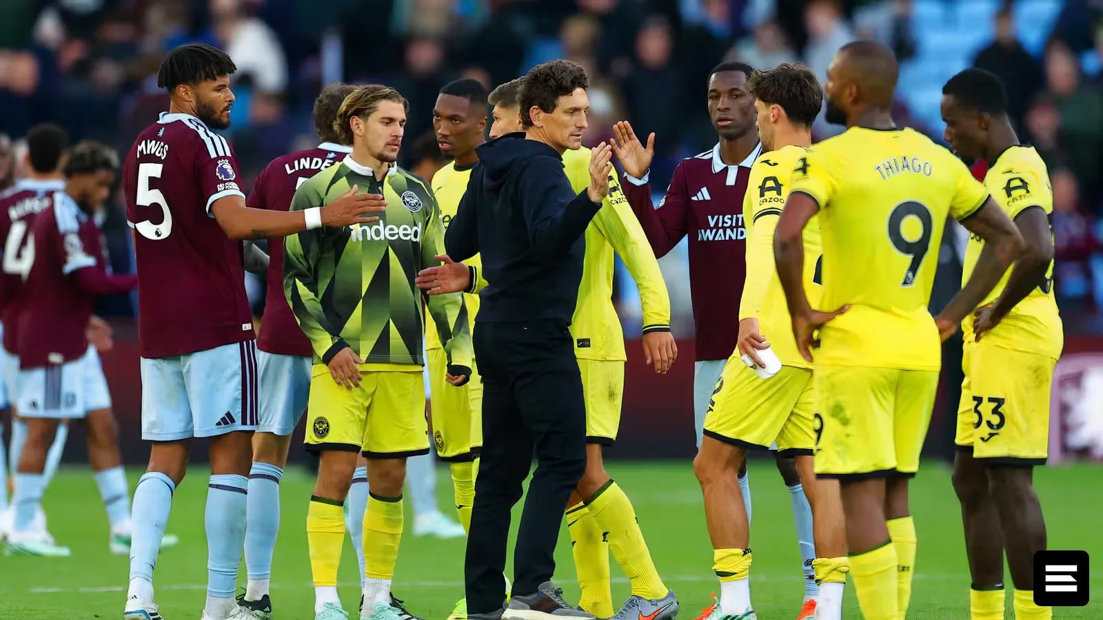 Aston Villa: игроки больше не сыграют вместе после ничьи с Brentford