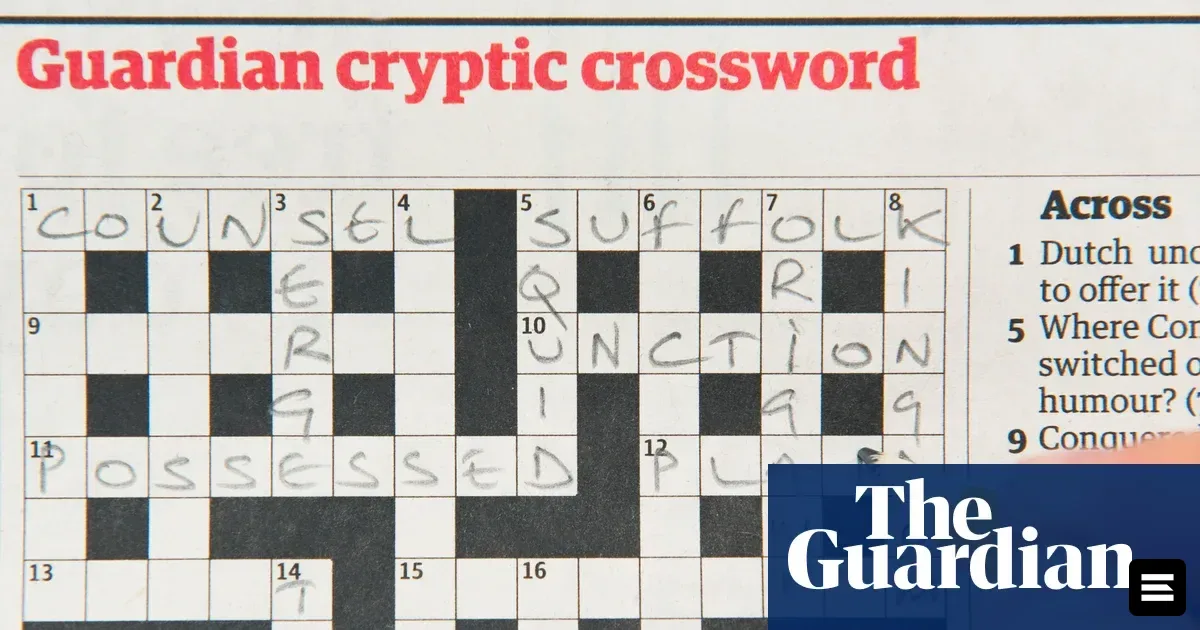 ИИ не справляется с кроссвордами The Guardian