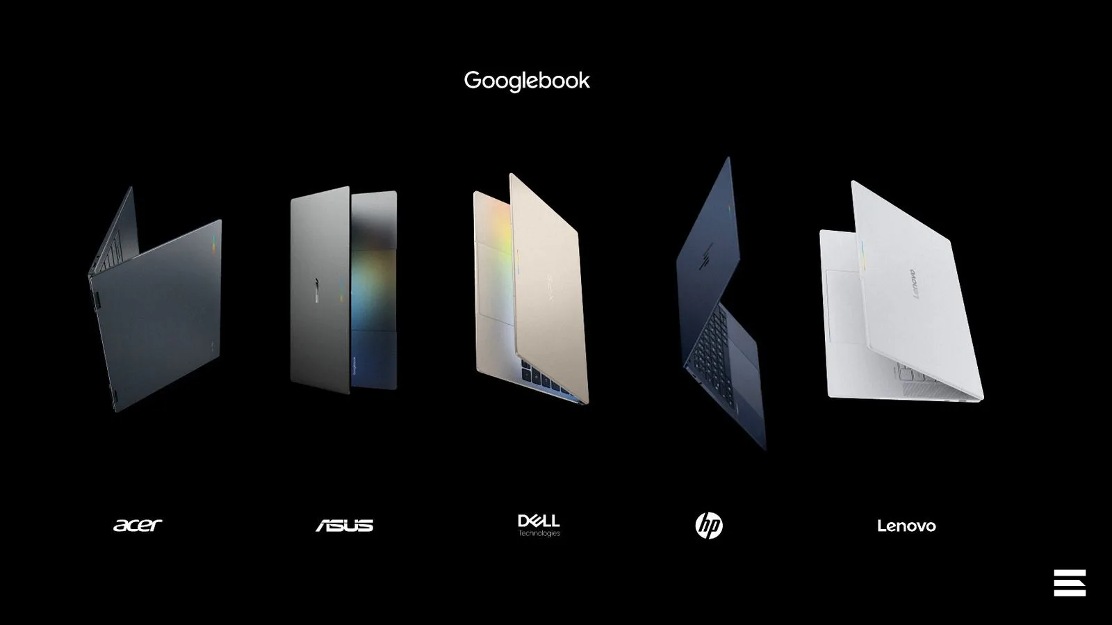Пять производителей представили новые Googlebook