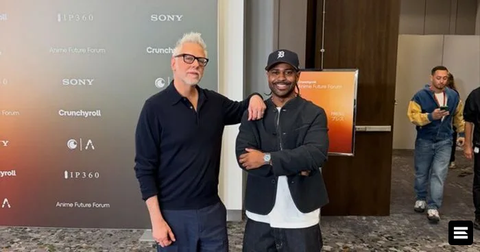Джеймс Ганн и Big Sean встретились на форуме Crunchyroll