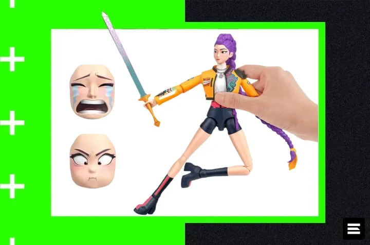 Mattel выпустила фигурки персонажей KPop Demon Hunters со сменяемыми лицами