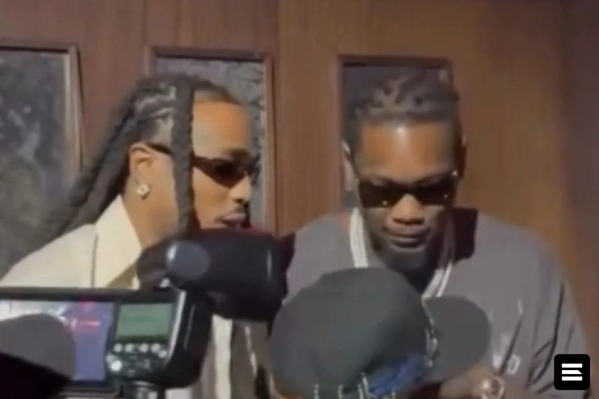 Quavo и Offset воссоединились на вечеринке по случаю релиза QROMELIFE