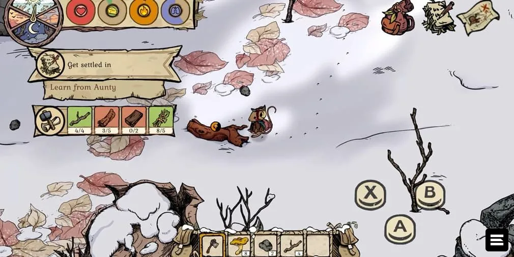 Winter Burrow: уютный крафтер в стиле Don't Starve