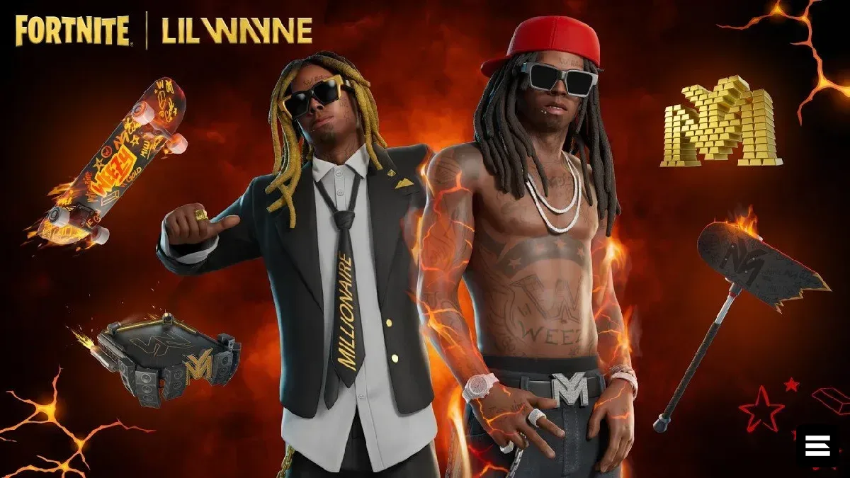 В Fortnite появится скин Lil Wayne, релиз назначен на 12 сентября
