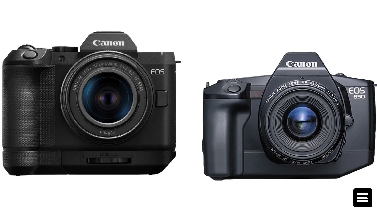 Canon R8 II стилизован под классические плёночные SLR