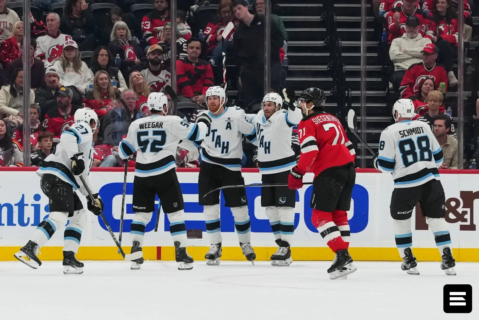 Mammoth одержал волевую победу над Devils после тяжёлого поражения
