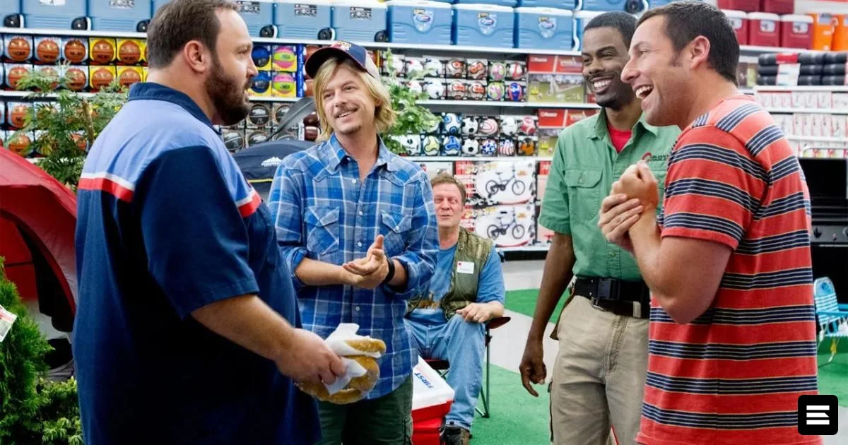 Grown Ups 3: Адам Сэндлер снимается на пляже с открытыми сценами