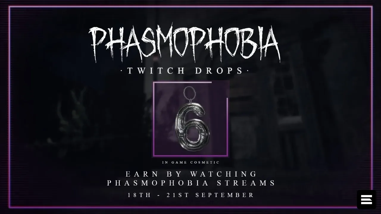 Phasmophobia отмечает шесть лет: двойной опыт и памятный брелок
