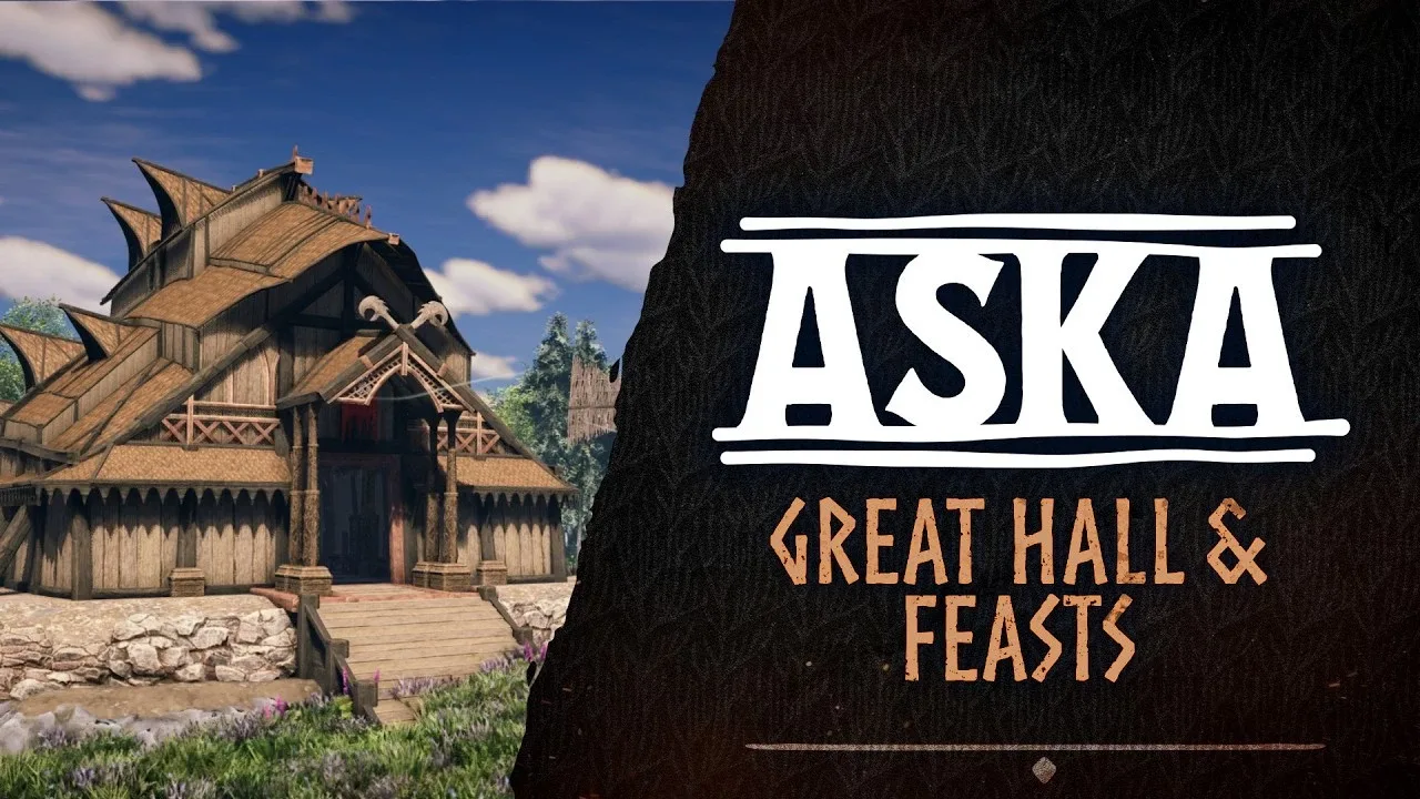 Для ASKA вышло обновление Great Hall & Feasts с пирами и новым зданием