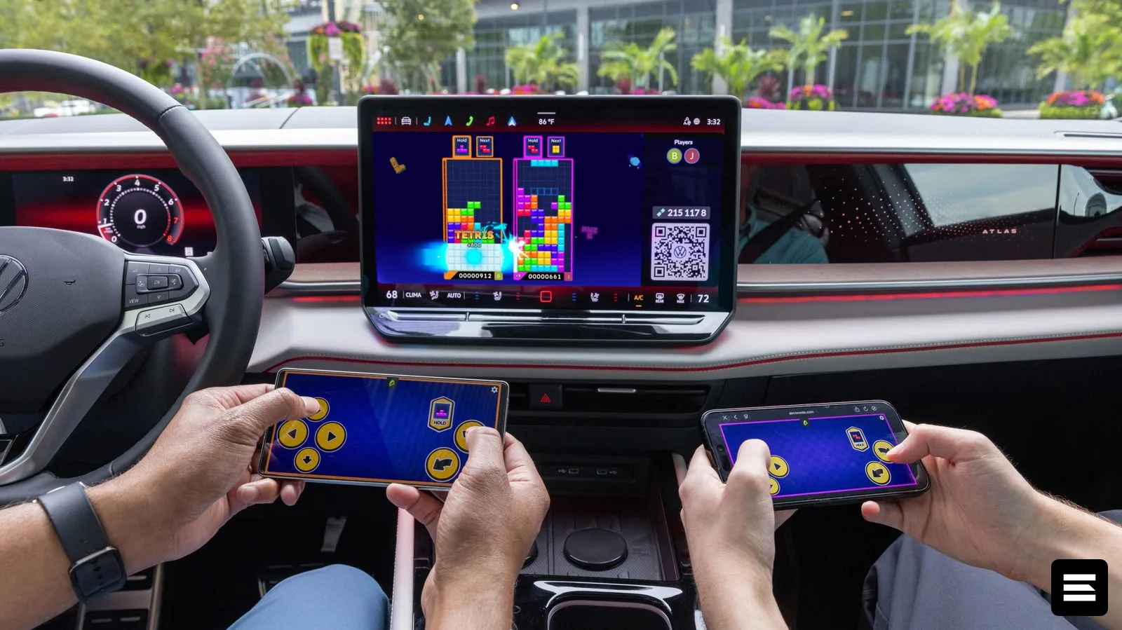 Volkswagen добавил Tetris и другие игры в мультимедиа автомобилей