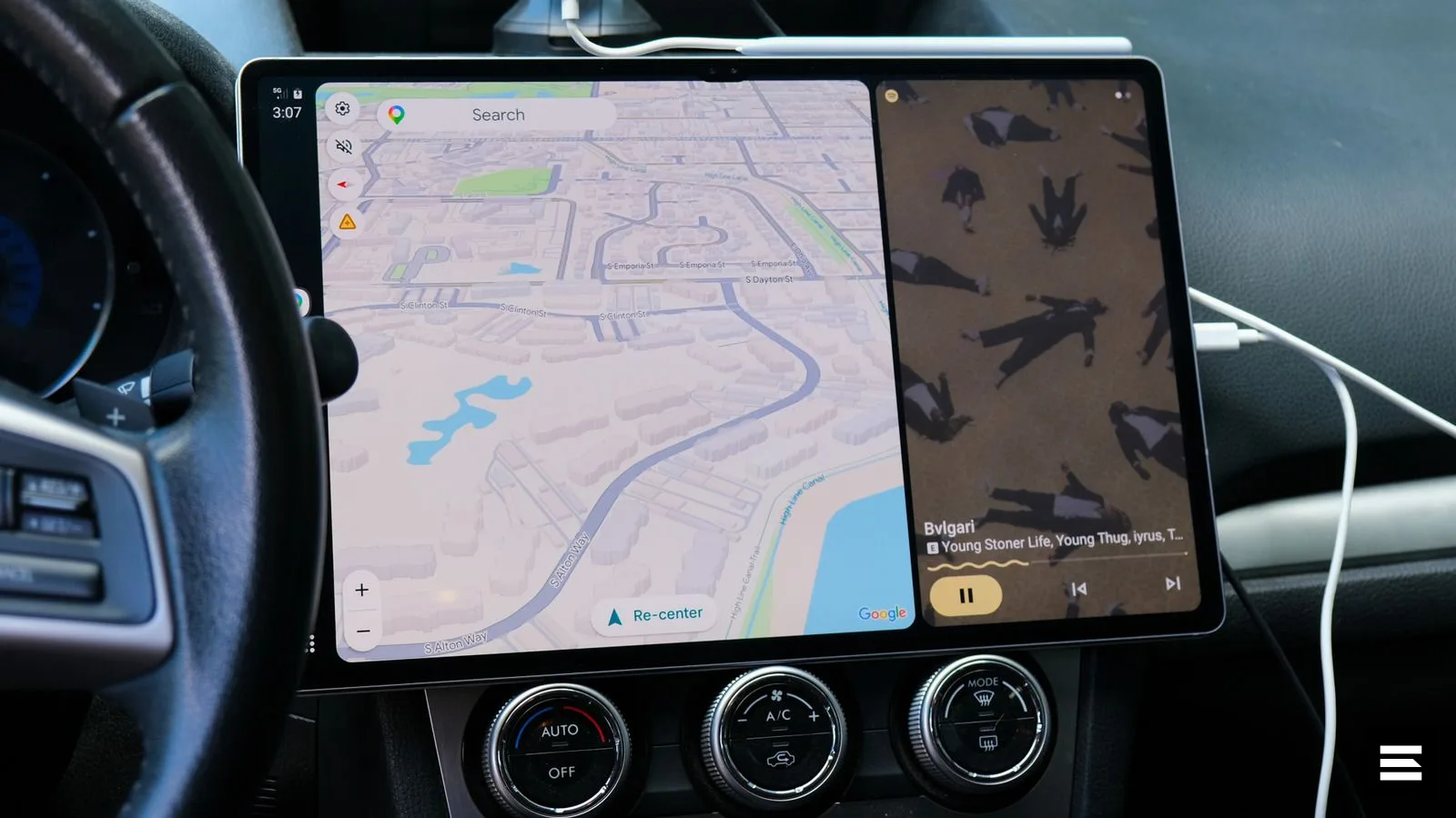 Старый планшет на Android можно использовать как головное устройство в машине