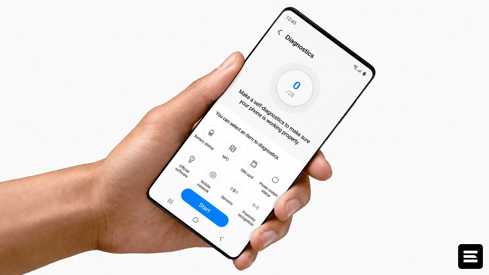 В Samsung Galaxy можно запустить встроенную проверку аппаратной части
