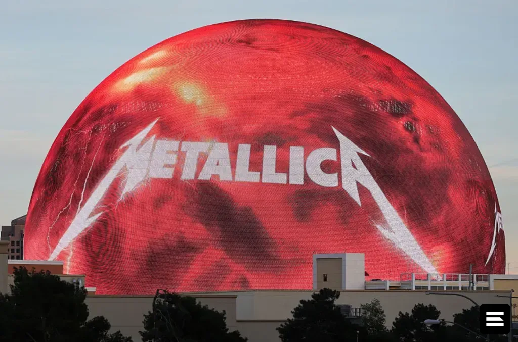 Афиша Sphere Las Vegas на 2026–2027: Metallica, Eagles, Backstreet Boys и «Волшебник из страны Оз»