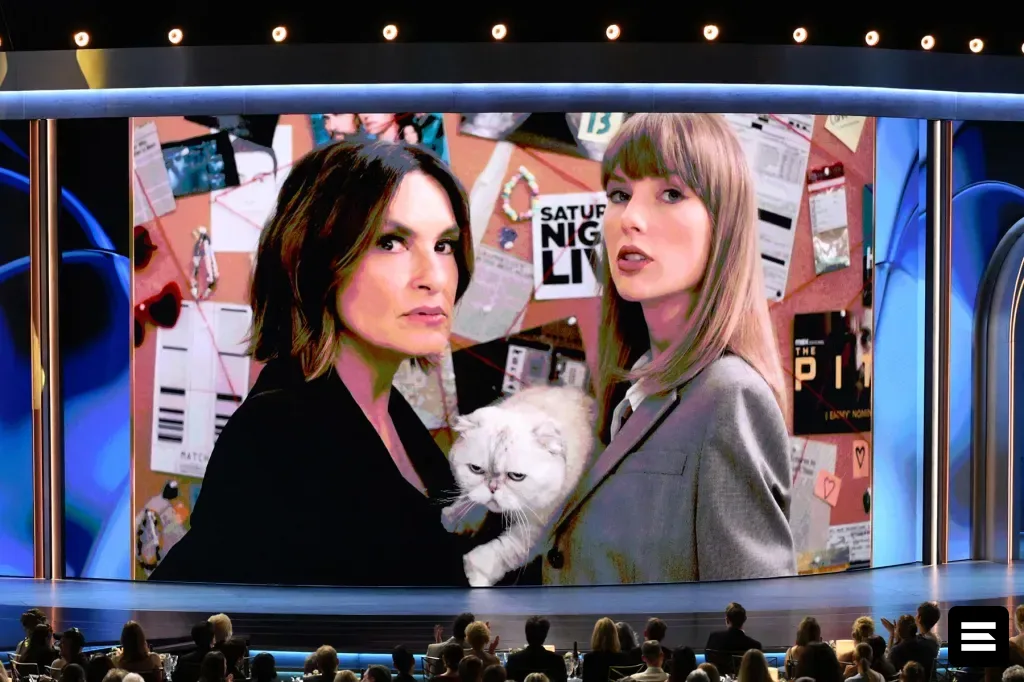 Тейлор Свифт и её кот появились в скетче Law & Order: SVU на Emmy Awards