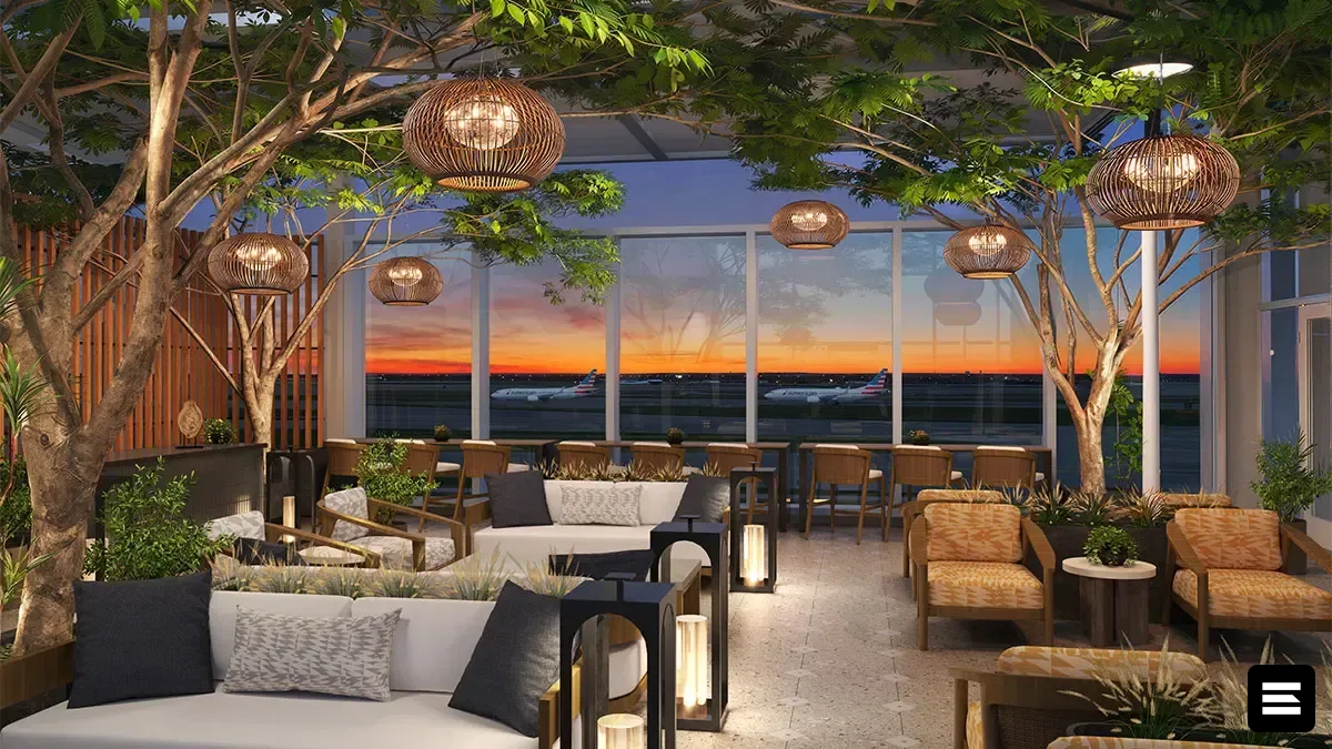 American Airlines откроет новый клуб Admirals Club в Остине с террасой