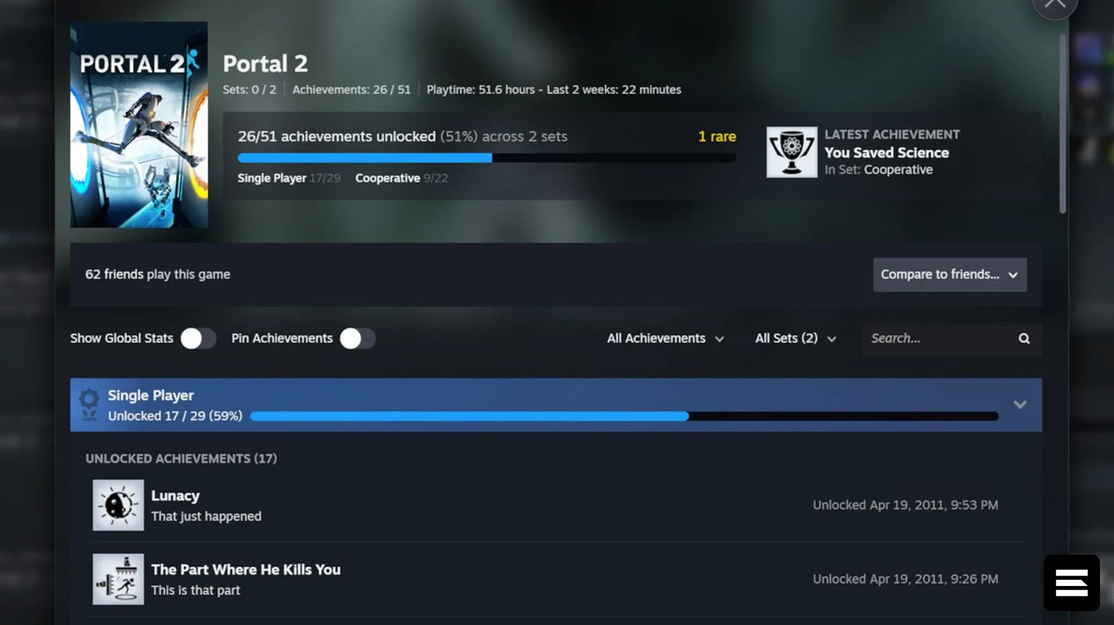 Steam представил «Наборы достижений» для защиты 100% прохождения