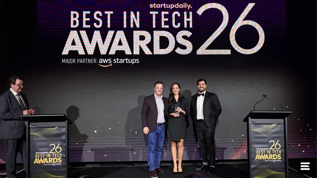 Хейди получила награду AI Gamechanger of the Year на Startup Daily Best in Tech