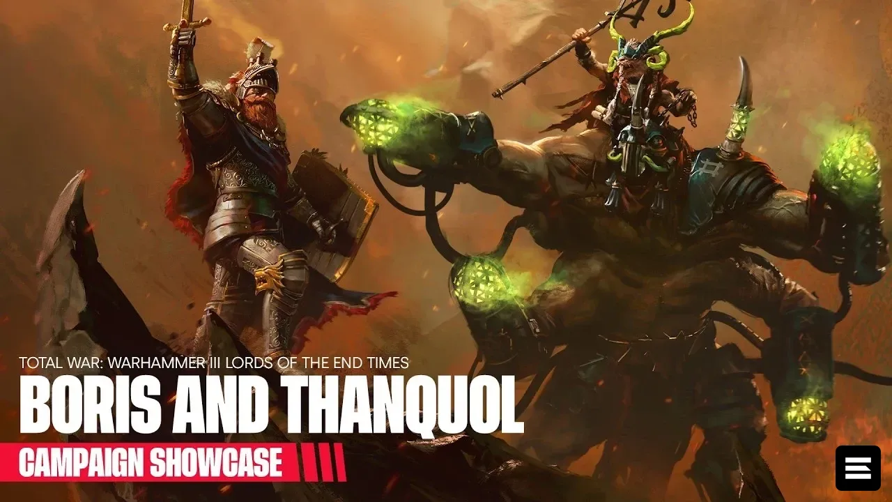 Total War: Warhammer III показала кампании Бориса Тодбрингера и Танкуоля