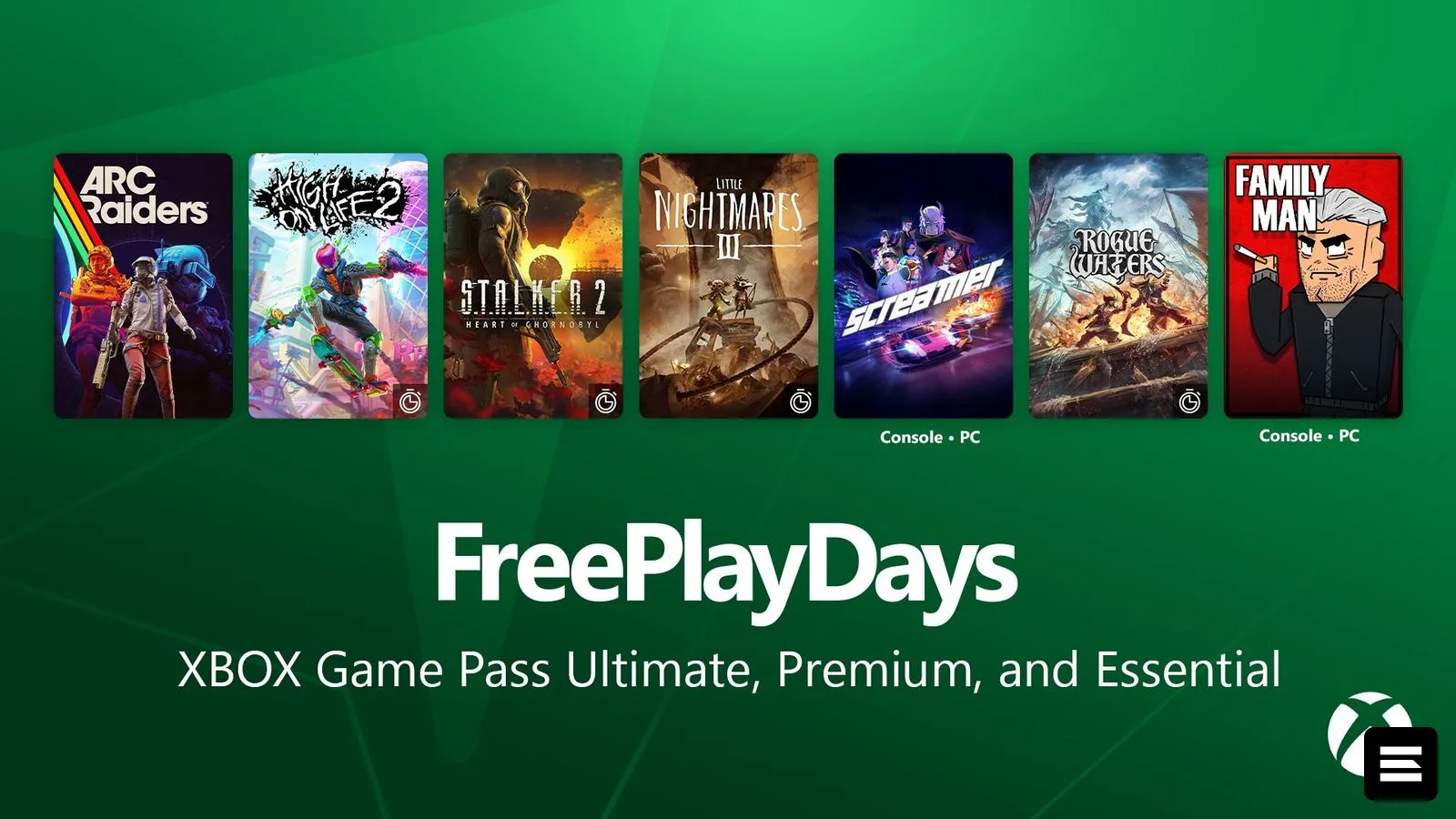 Xbox Free Play Days: ARC Raiders, S.T.A.L.K.E.R. 2 и другие игры доступны бесплатно