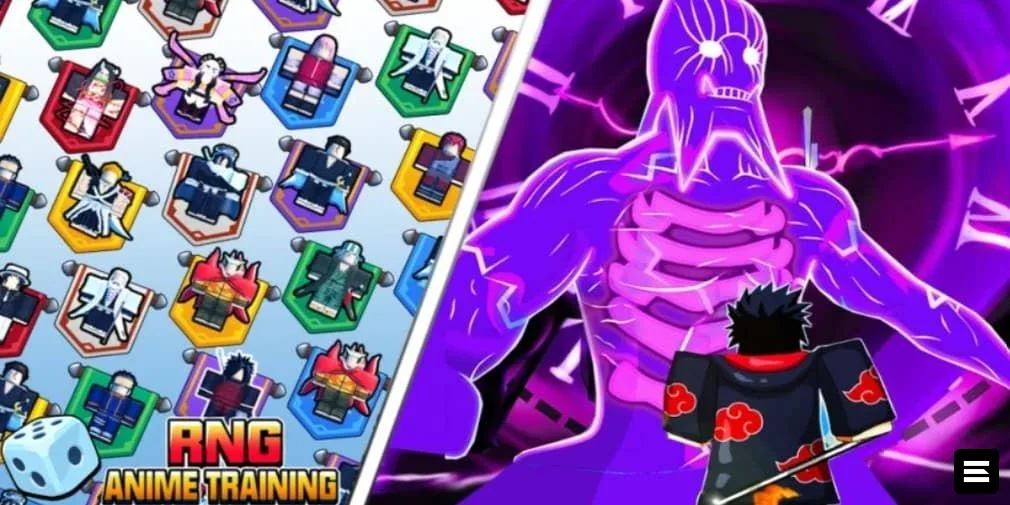 Anime Training RNG: коды для персонажей из One Piece, Naruto и JoJo