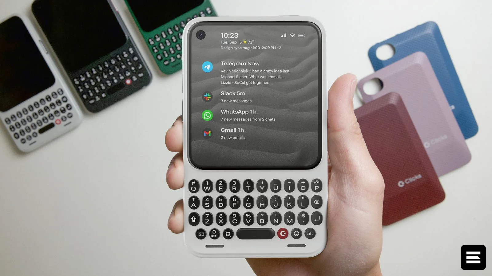 Поставки нового смартфона Clicks Communicator начнутся в декабре