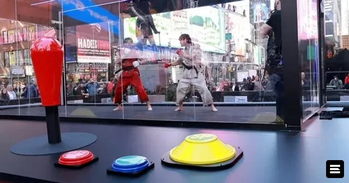 Ноа Сентинео исполнил «Колесо Судьбы» из Street Fighter в Times Square
