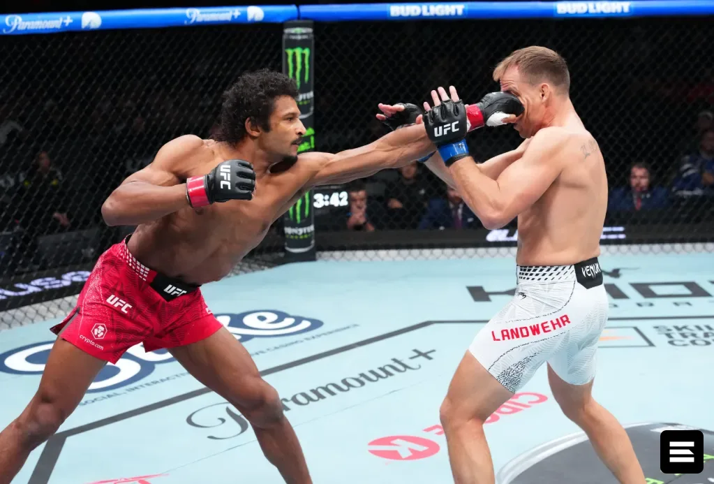 Мэндел Налло нокаутировал Нейта Лэндвера на UFC Edmonton