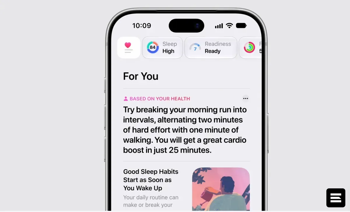 Apple Health научится оценивать биологический возраст и готовность к нагрузкам