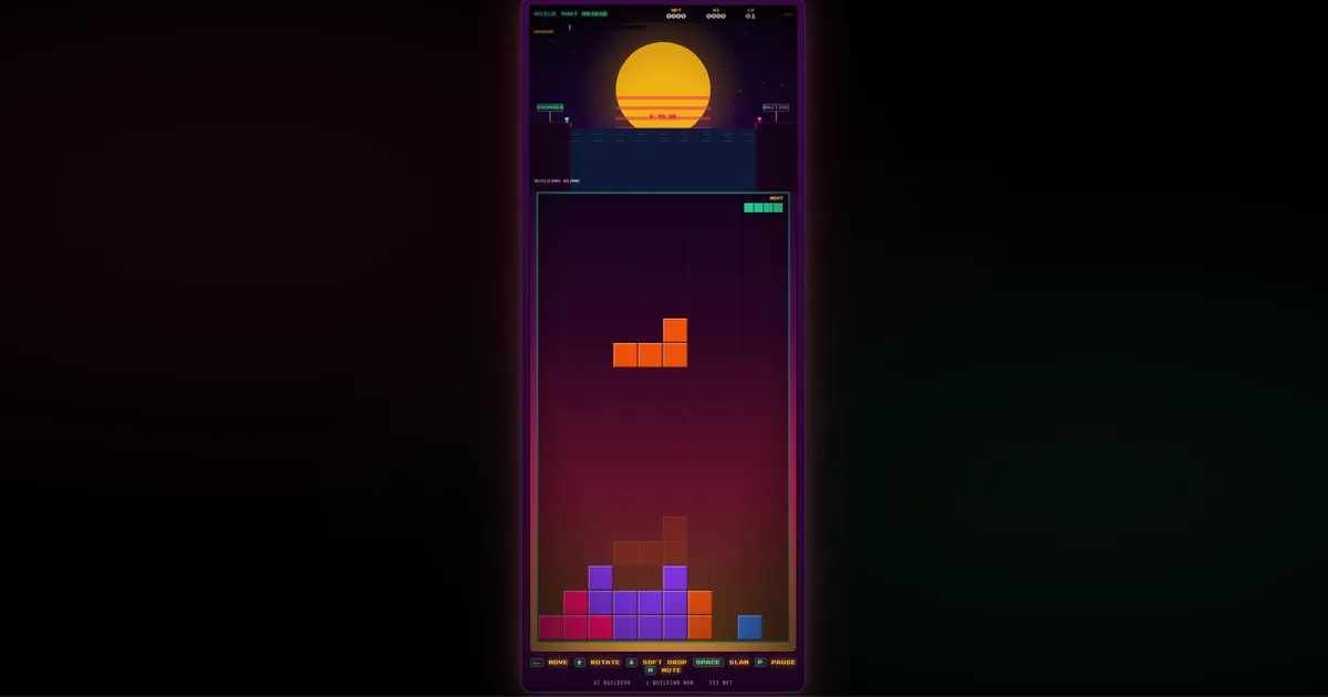 Нидерландский художник ответил игрой Build that Bridge на проект Белого дома