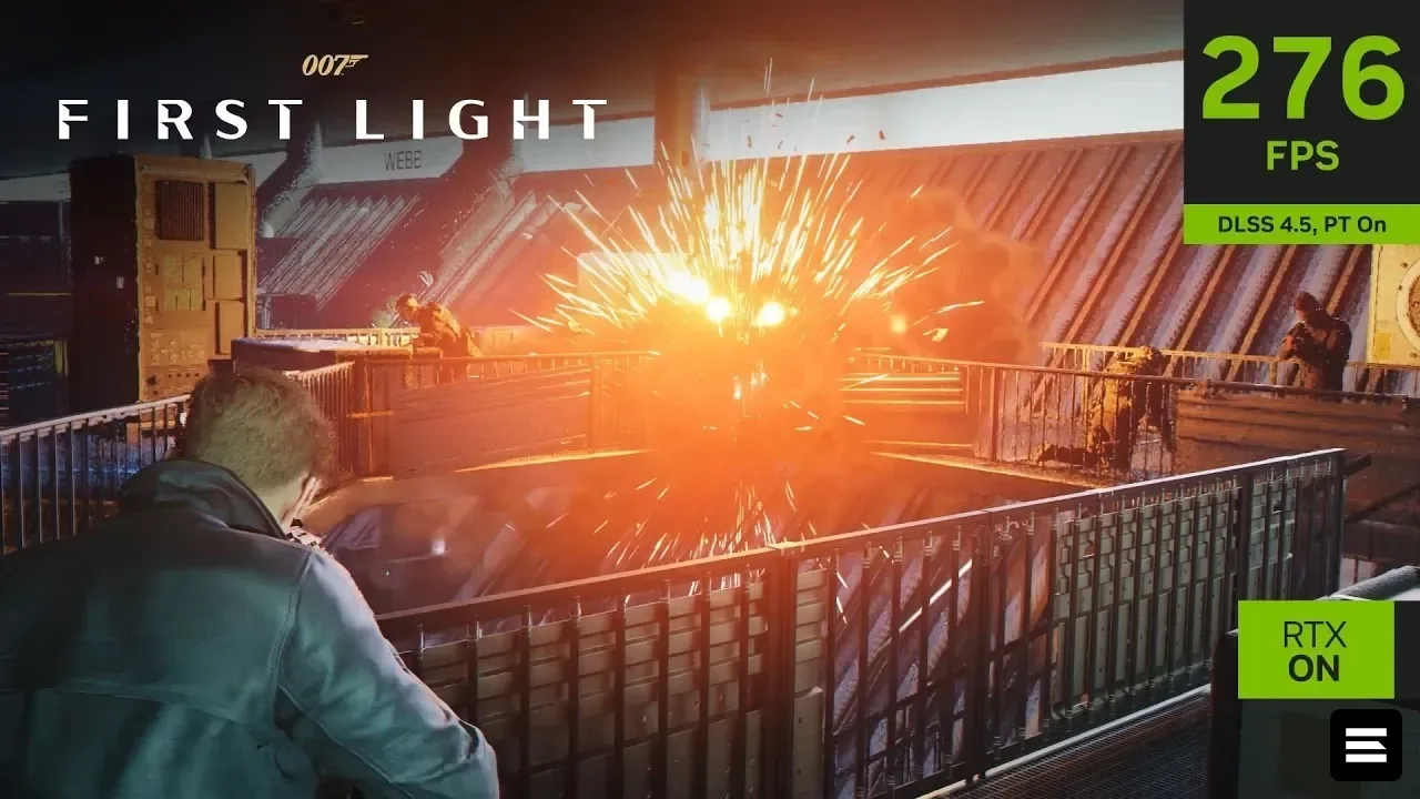 007 First Light получил трассировку пути и DLSS 4.5 Ray Reconstruction