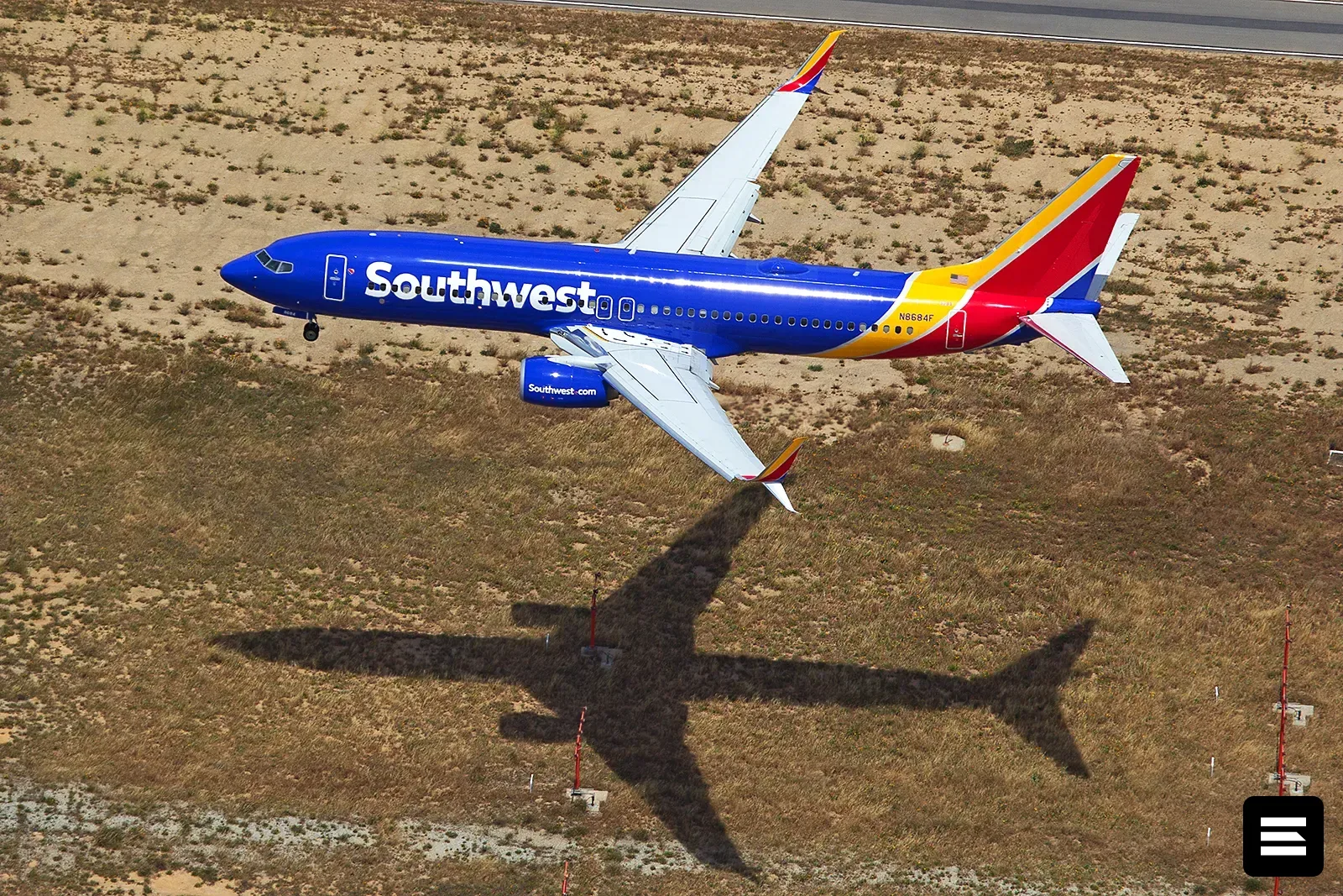 Southwest Airlines: более 36 самолётов подключены к Starlink