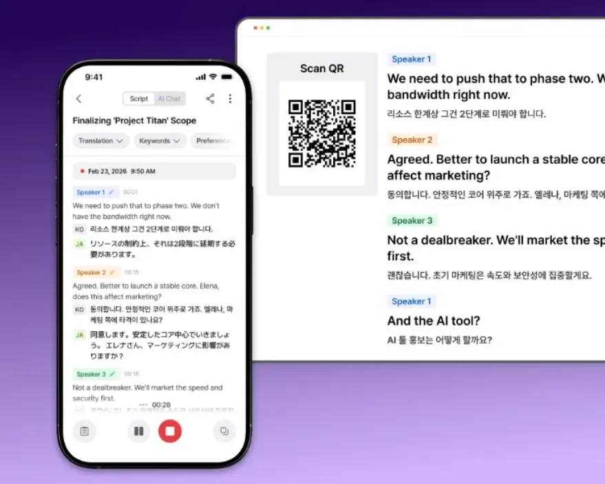 BizCrush: перевод и расшифровка многоязычных встреч в реальном времени