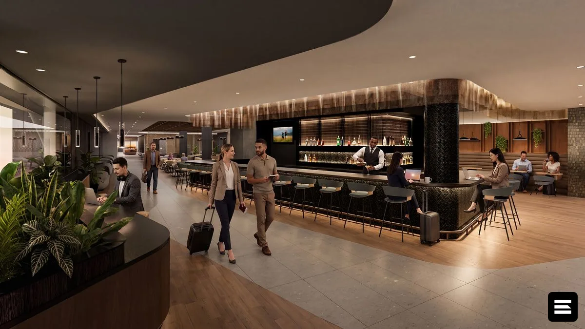 American Airlines построит крупнейший лаундж Admirals Club в Шарлотте