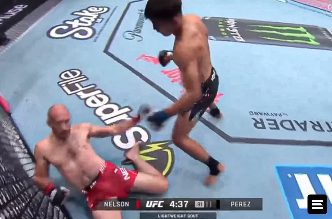 Кристиан Перес нокаутировал Кайла Нельсона на UFC Edmonton