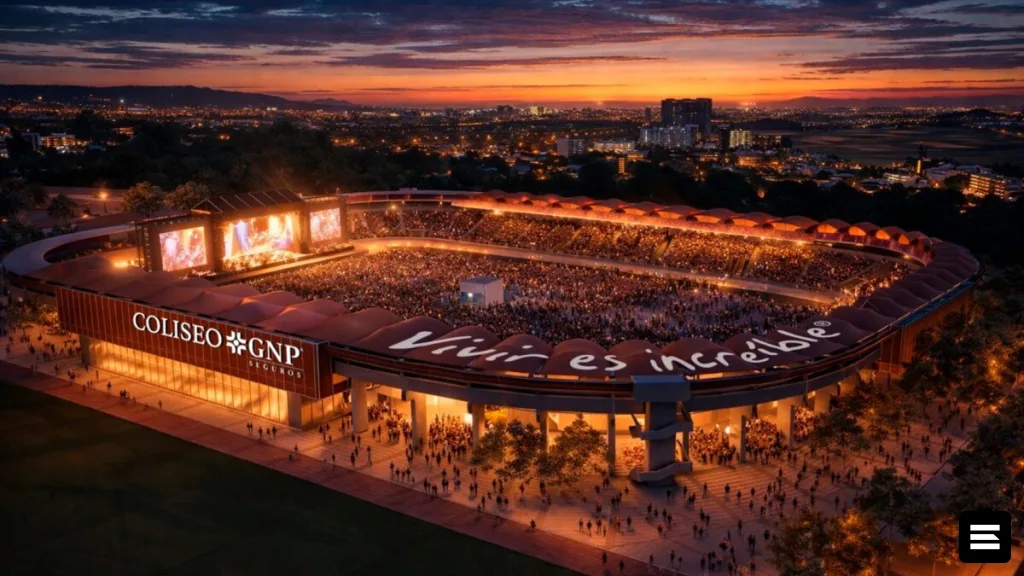 Coliseo GNP Seguros открывает стадион 30 000 мест в Гвадалекаре